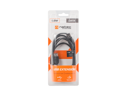 USB-A M/F 2.0 CABLE 1.8M