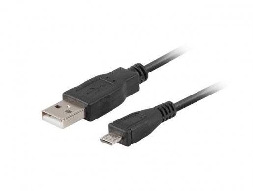 USB MICRO(M)->USB-A(M) 2.0 CABLE 1.8M