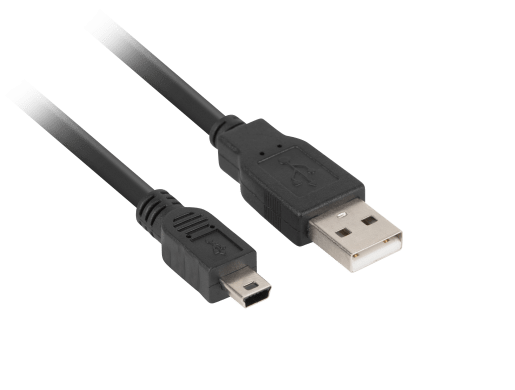 USB MINI(M)->USB-A(M) 2.0 CABLE 1.8M