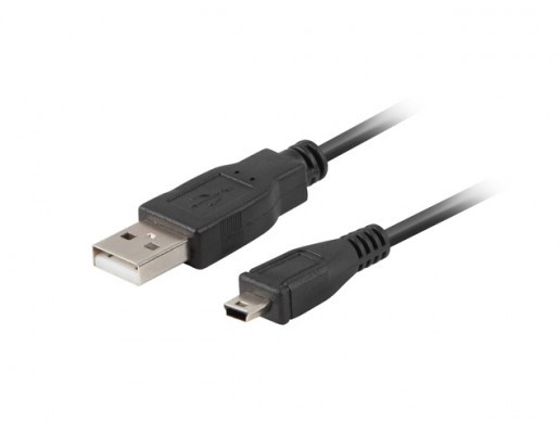 USB MINI(M)->USB-A(M) 2.0 CABLE 0.3M