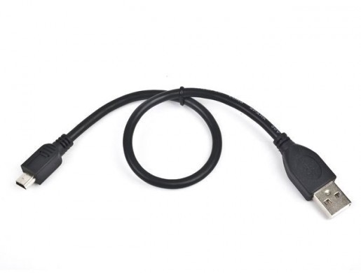 USB MINI(M)->USB-A(M) 2.0 CABLE 0.3M