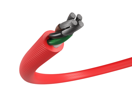PRATI USB-C(M) ANGLE USB-A(M) 2.0 1M