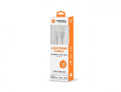 LIGHTNING CABLE 1.5M MFI NYLON