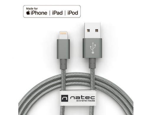 LIGHTNING CABLE 1.5M MFI NYLON