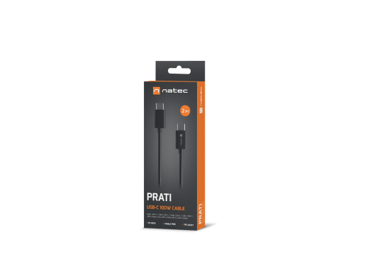 PRATI USB-C M/M 2.0 2M PD 100W