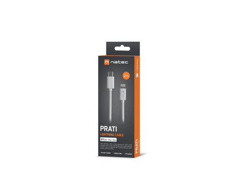 PRATI LIGHTNING(M)->USB-C(M) 2M MFI