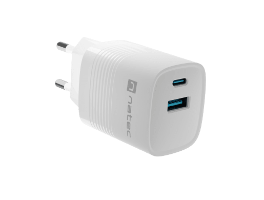 RIBERA GAN 1X USB-A + 1X USB-C 30W
