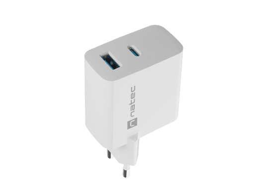 RIBERA GAN 1X USB-A + 1X USB-C 45W