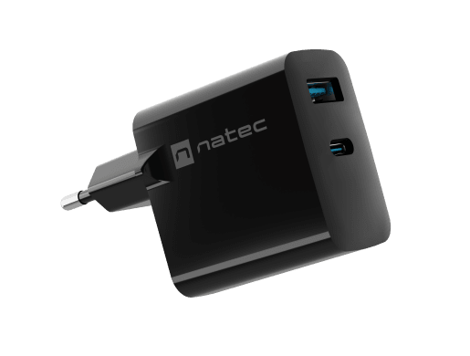 RIBERA GAN 1X USB-A + 1X USB-C 45W