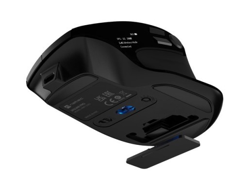 MOUSE NATEC JAGUAR PRO WIRELESS 4000DPI OPTICAL SILENT FAST SCROLL PROGRAMMABLE BLACK