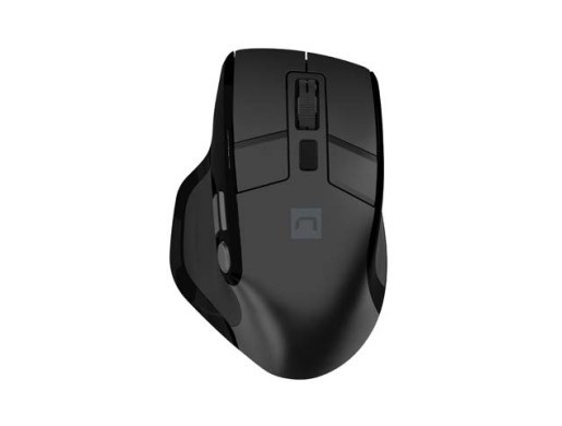 MOUSE NATEC JAGUAR PRO WIRELESS 4000DPI OPTICAL SILENT FAST SCROLL PROGRAMMABLE BLACK