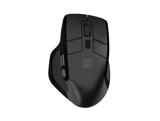 MOUSE NATEC JAGUAR PRO WIRELESS 4000DPI OPTICAL SILENT FAST SCROLL PROGRAMMABLE BLACK