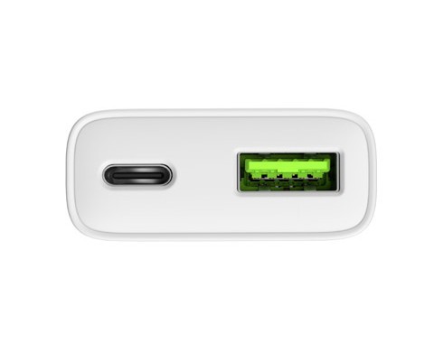 RIBERA GAN SLIM 1X USB-A + 1X USB-C 20W