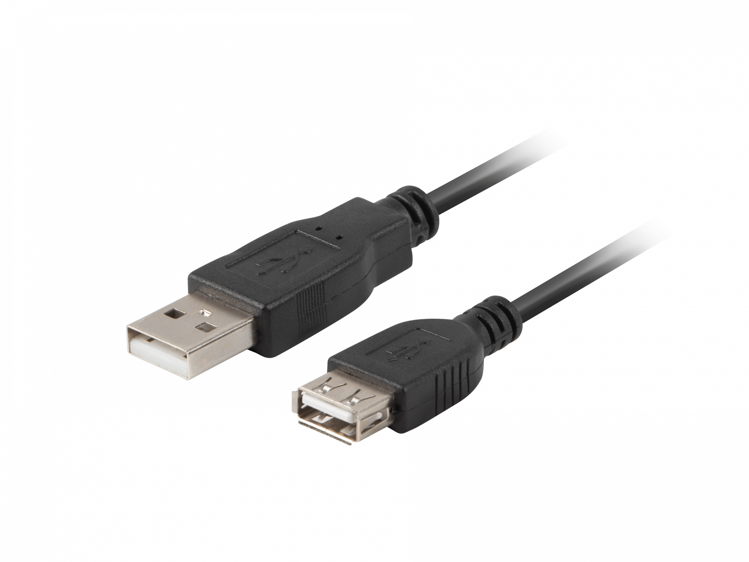USB-A M/F 2.0 CABLE 3M BLACK