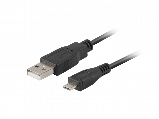 USB MICRO(M)->USB-A(M) 2.0 CABLE 1.8M