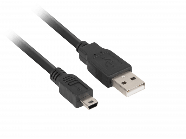 USB MINI(M)->USB-A(M) 2.0 CABLE 1.8M