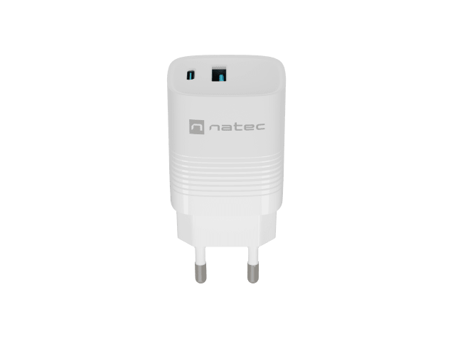 RIBERA GAN 1X USB-A + 1X USB-C 30W