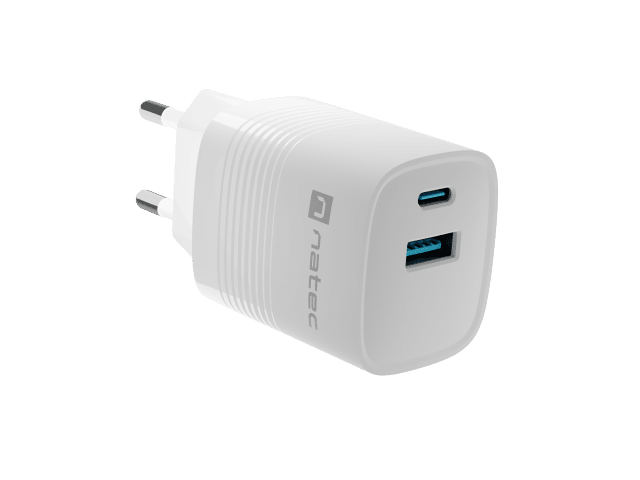 RIBERA GAN 1X USB-A + 1X USB-C 30W
