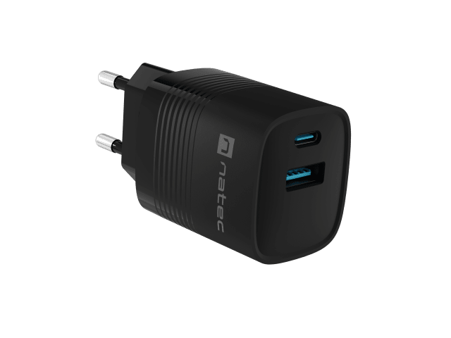RIBERA GAN 1X USB-A + 1X USB-C 30W