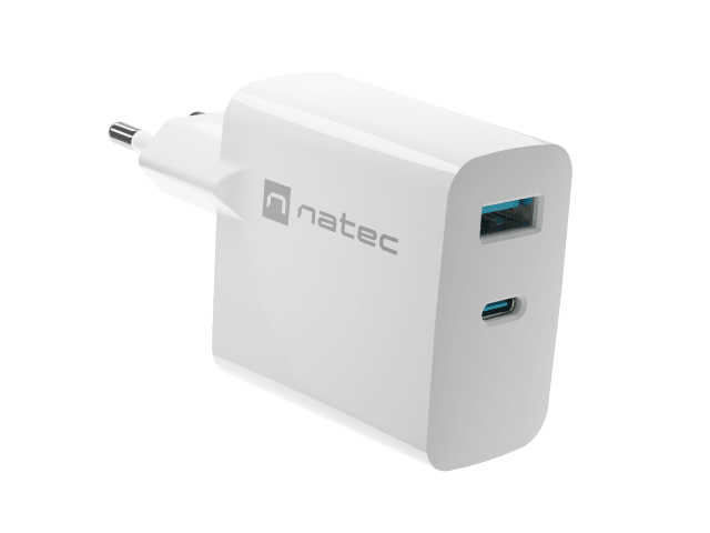 RIBERA GAN 1X USB-A + 1X USB-C 45W