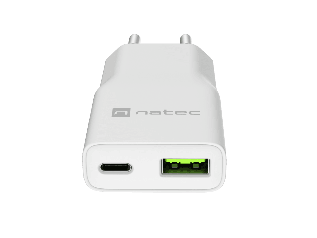 RIBERA GAN SLIM 1X USB-A + 1X USB-C 20W