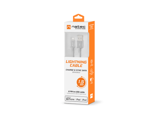 LIGHTNING CABLE 1.5M MFI NYLON