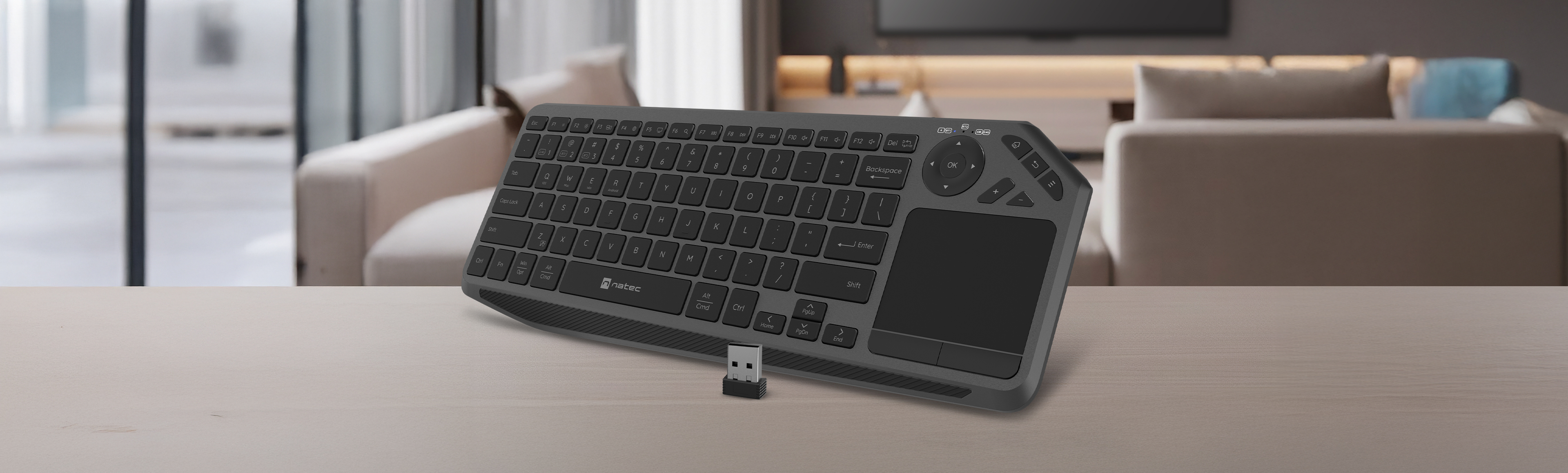 Full control, convenient control and multimedia freedom. Natec Turbot 2
